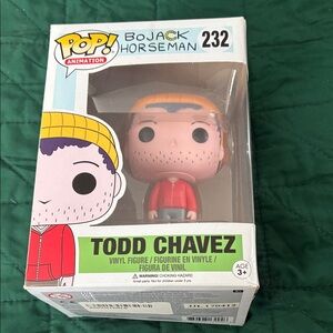 Funko Pop! Animation Todd Chavez Figure - Red and Yellow